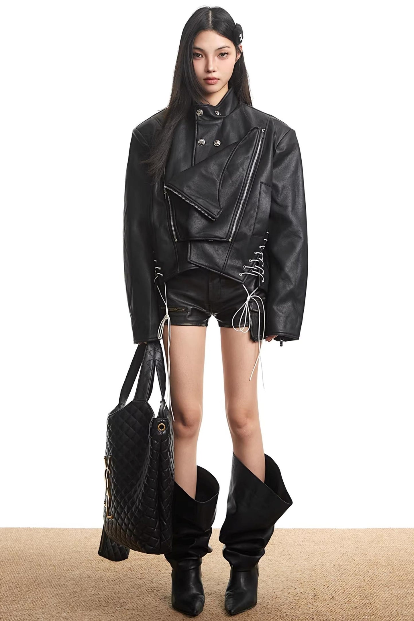 Retro Black Leather Jacket