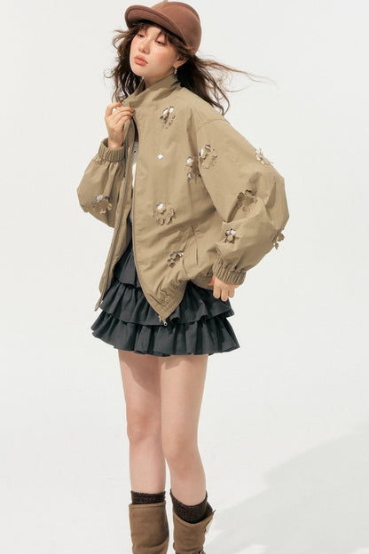 Layered Lace A-Line Culottes