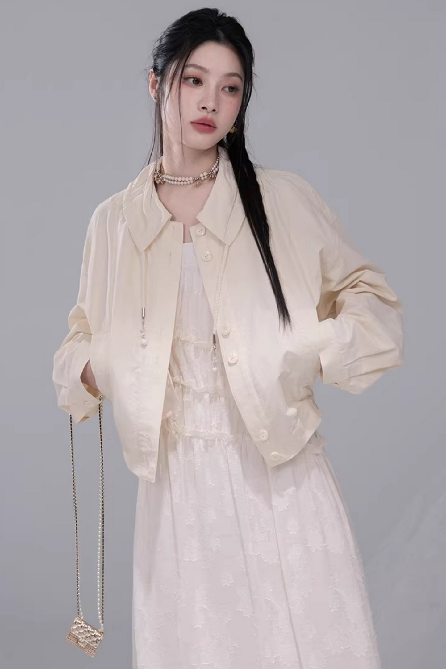 Floral Bud Lace Tank Dress