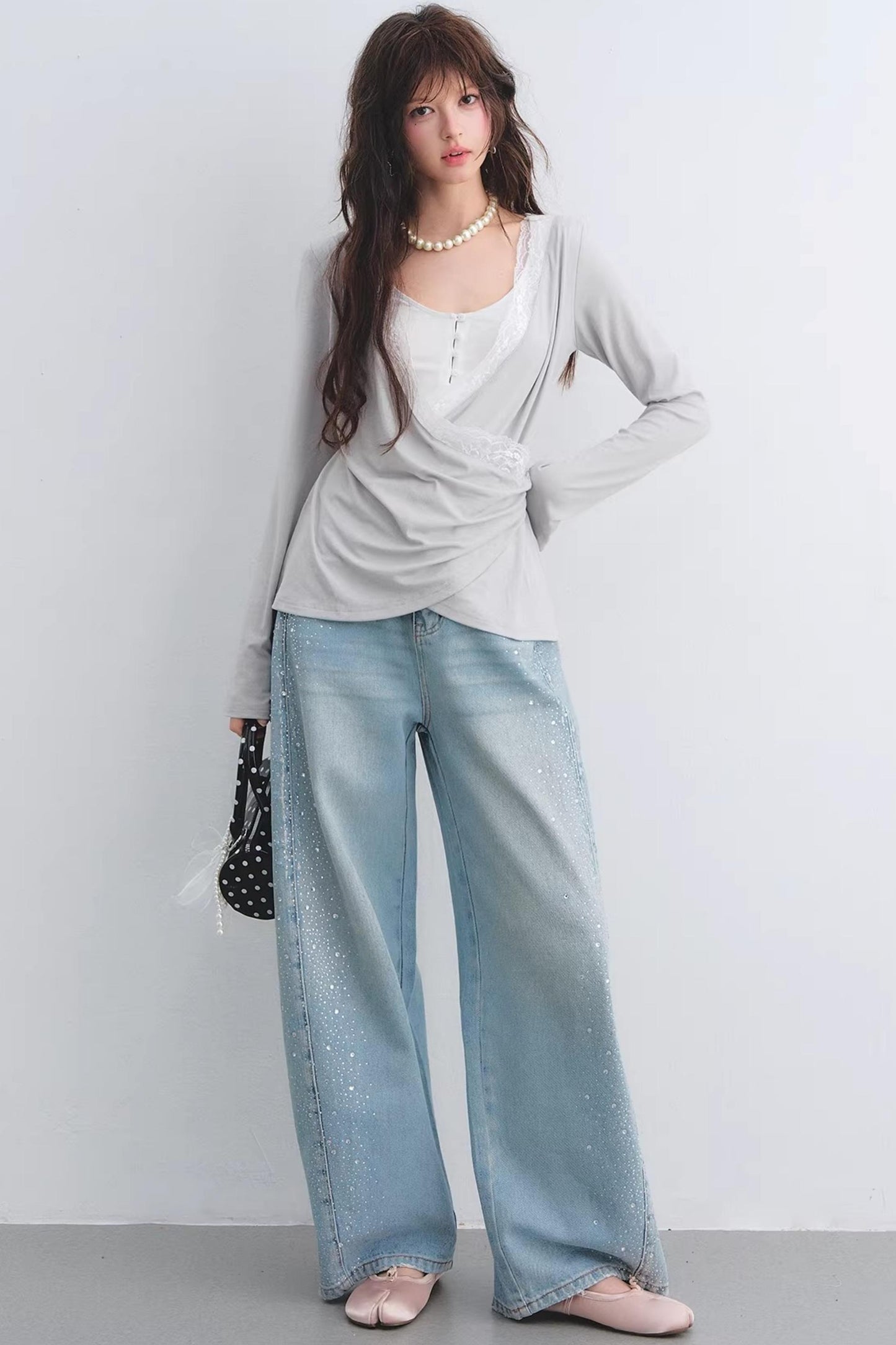 Tencel Lace Swing Top