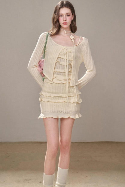 Sweet Lace Knit Set-Up