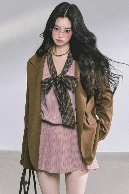 Hailey Miu Stripe Dress