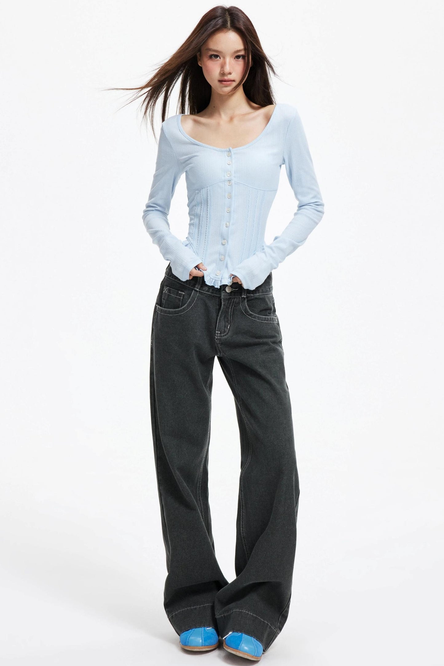 Hot Jacquard Knitted Sweater