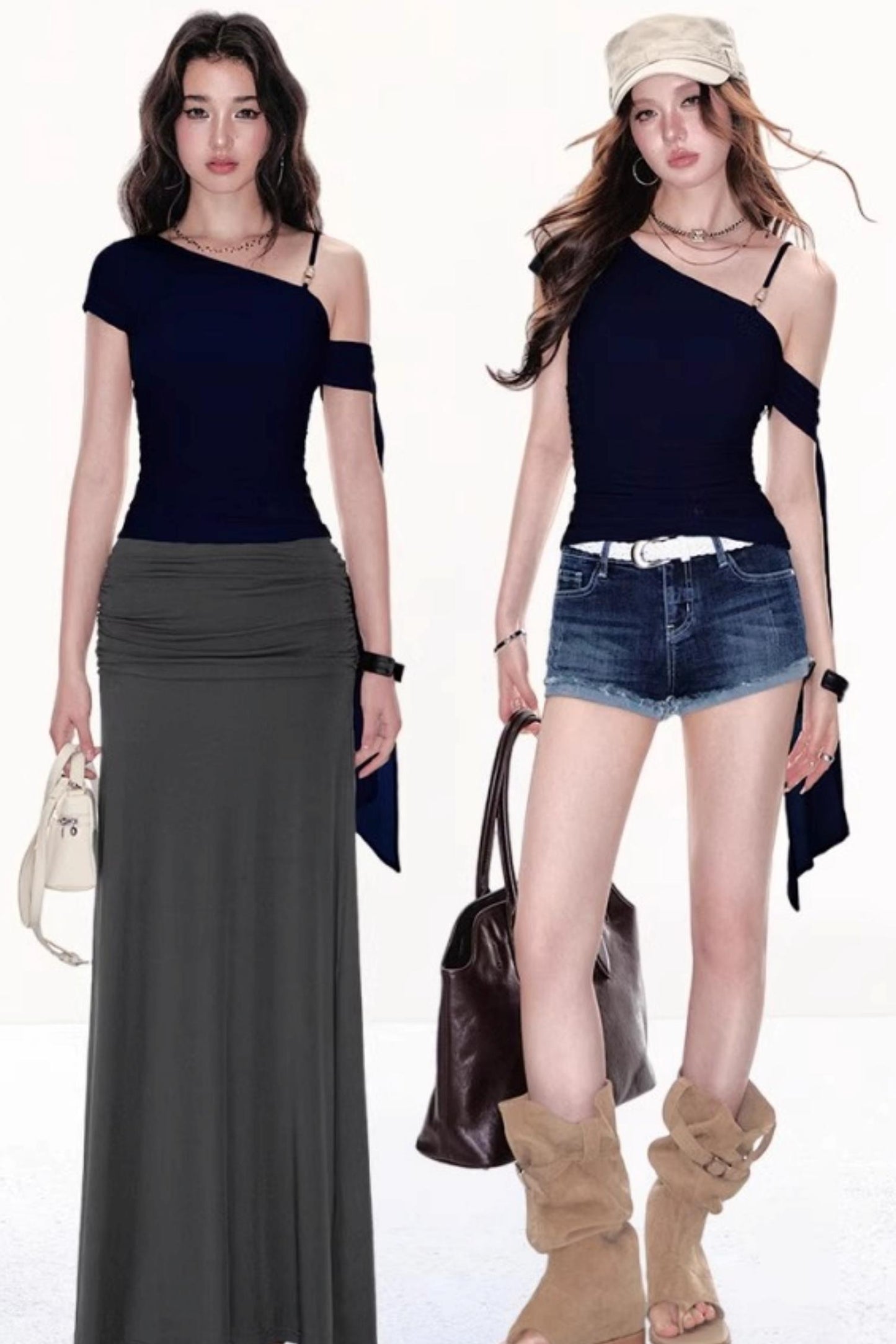 Slim Strapless T-Shirt