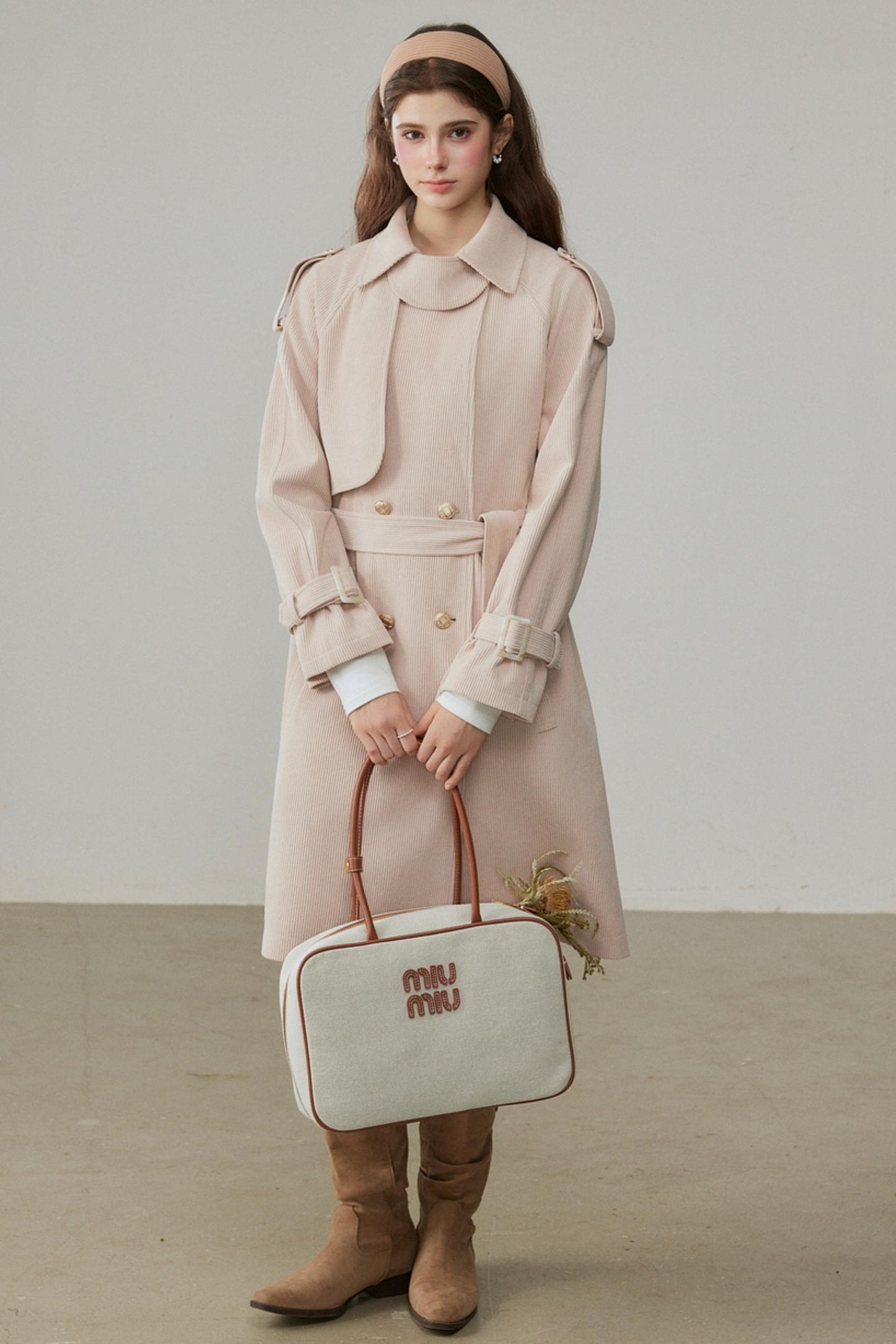 Winter Corduroy Long Coat