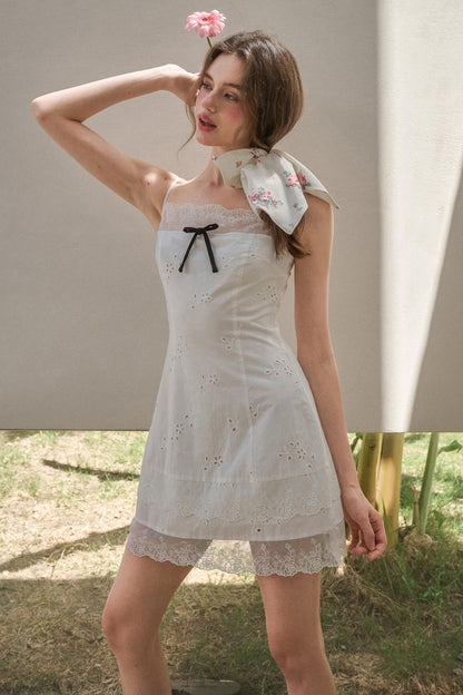 Embroidered Lace Sundress