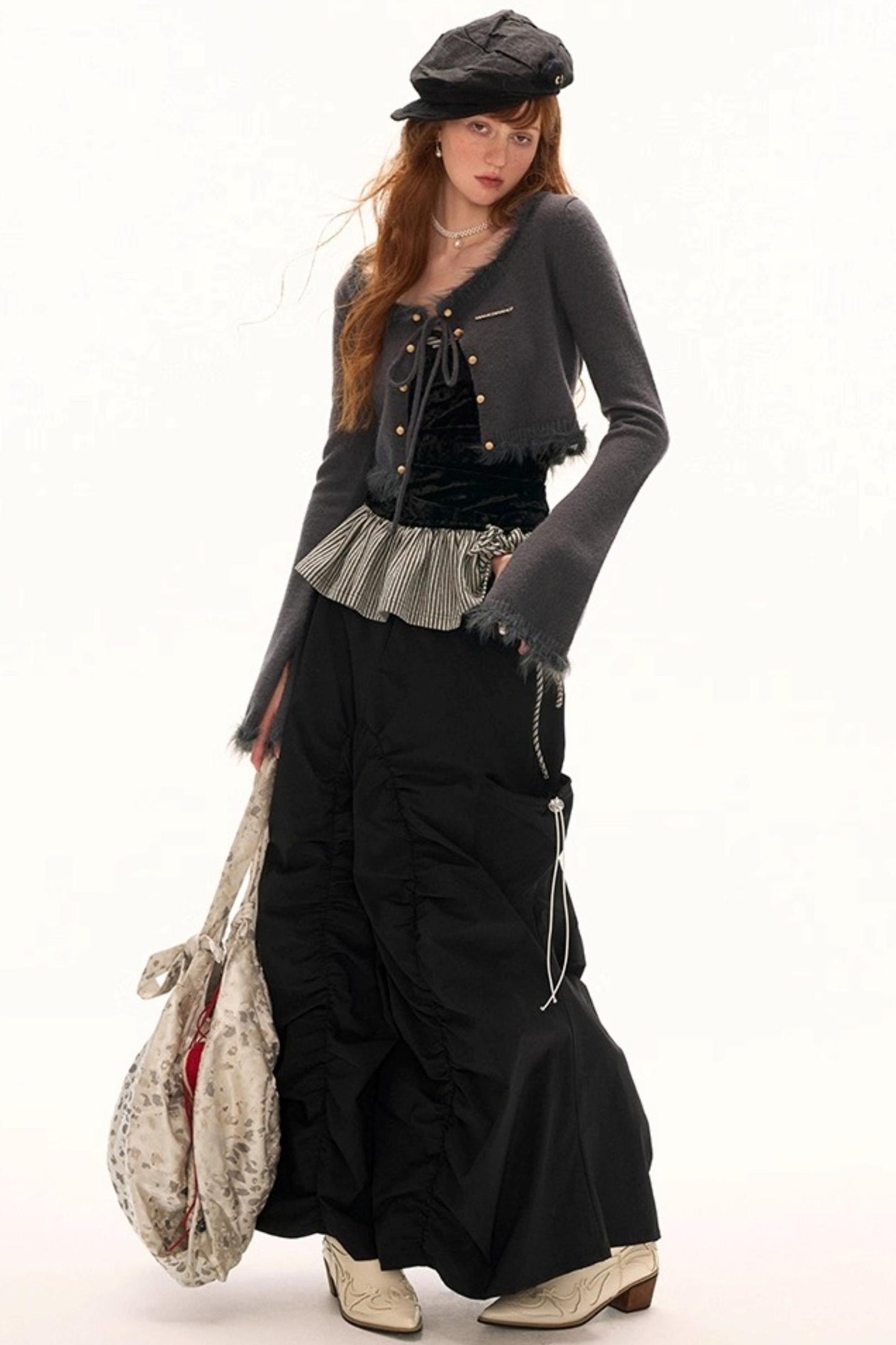 Lazy Gray Wool Sweater