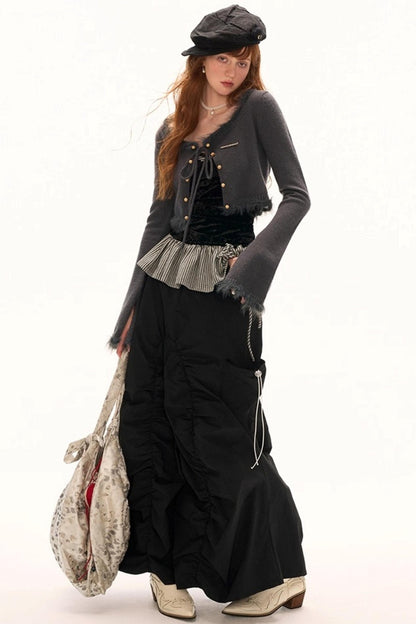 Lazy Gray Wool Sweater