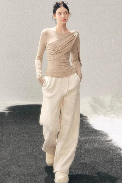 French Ribbon Design Blouse