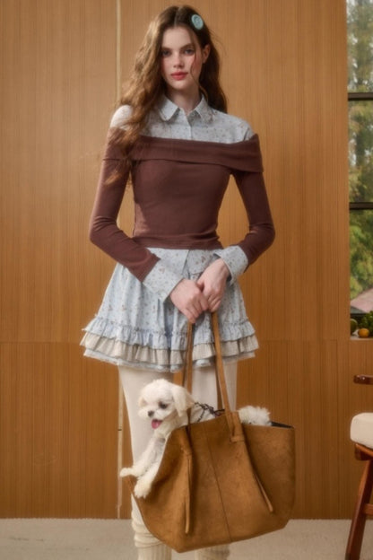 Milky Way Bunny Lace Skirt Set-Up