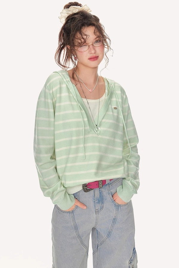 Striped Pullover Sweater