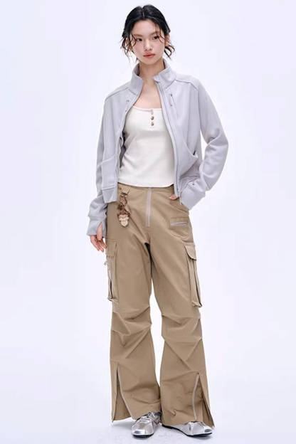Pantaloni da Lavoro Plissettati Vintage