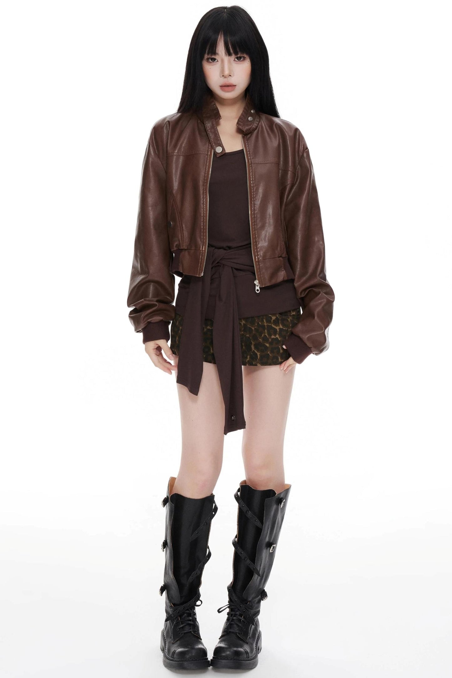 Leopard Cargo Shorts