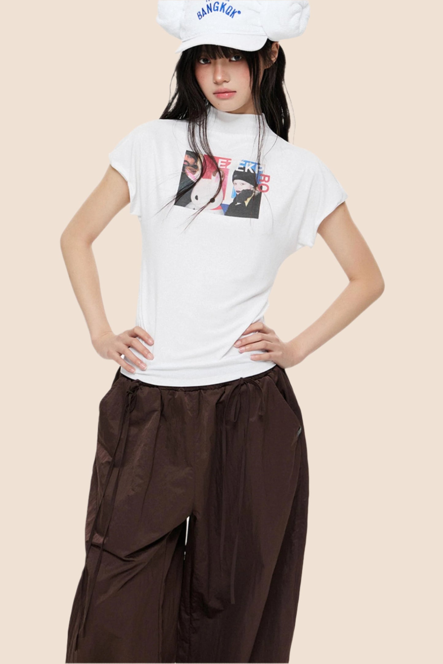 Fitted Short Sleeve Crop Tee