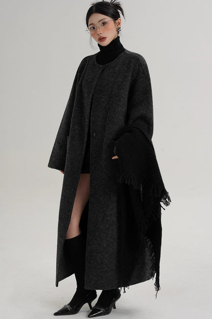 Elegant Double-Sided Woolen Coat