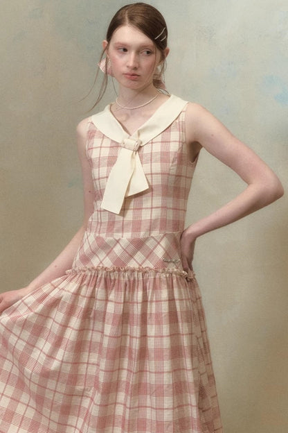 Chic V-Neck A-Line Dress