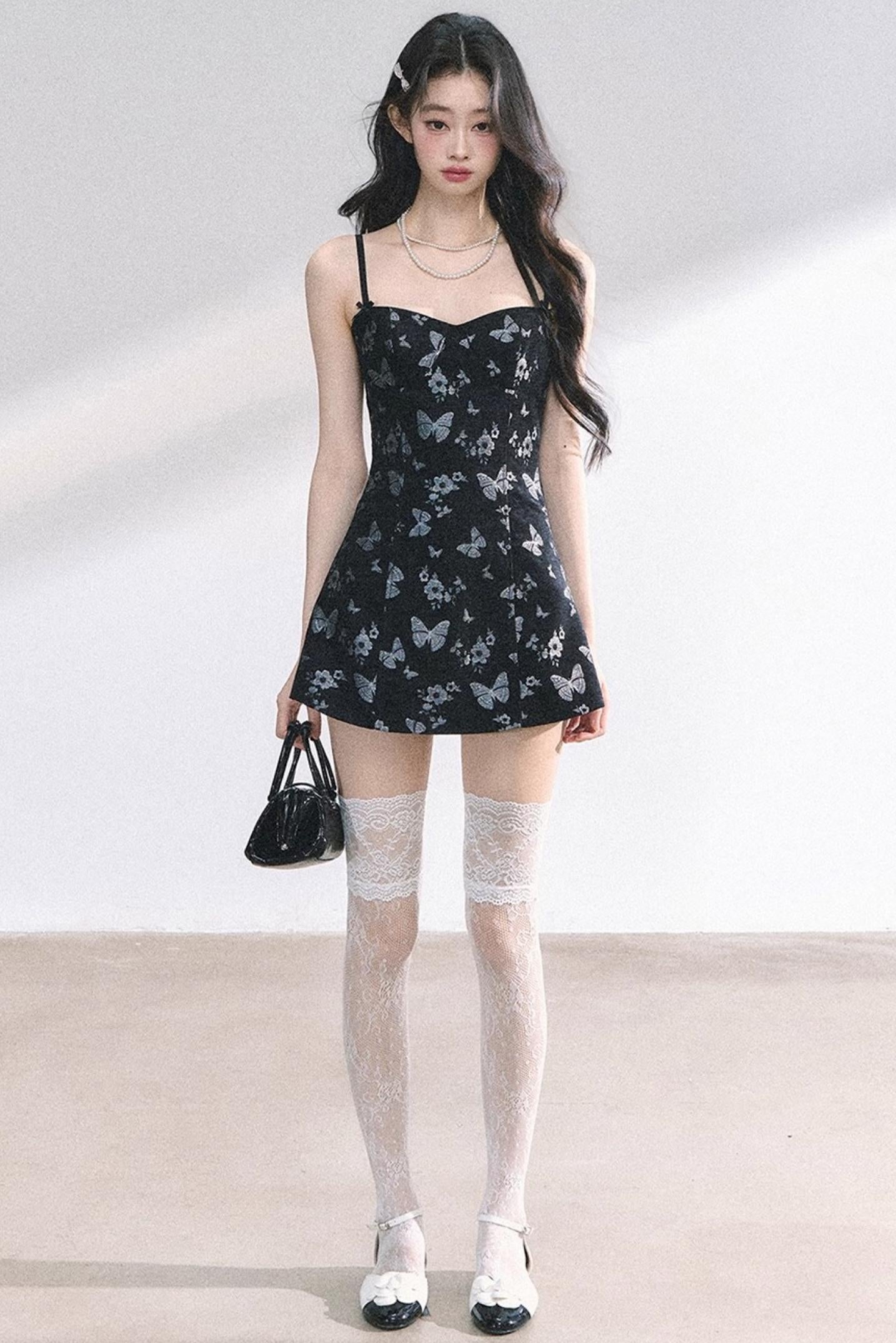 Butterfly One-Shoulder Dress