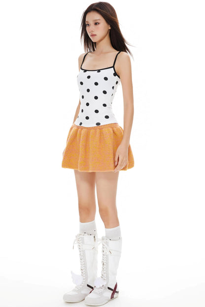 High-Waisted Puffy Skirt