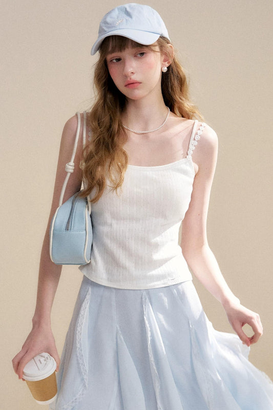 Cotton Daisy Padded Camisole