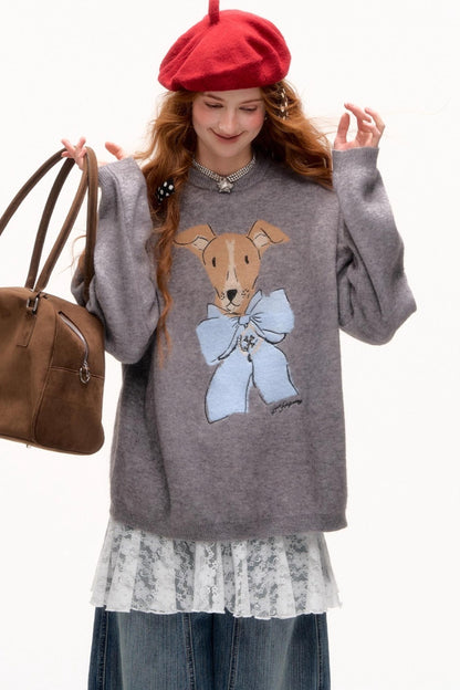 Buttoned Sweater Cardigan Shirt