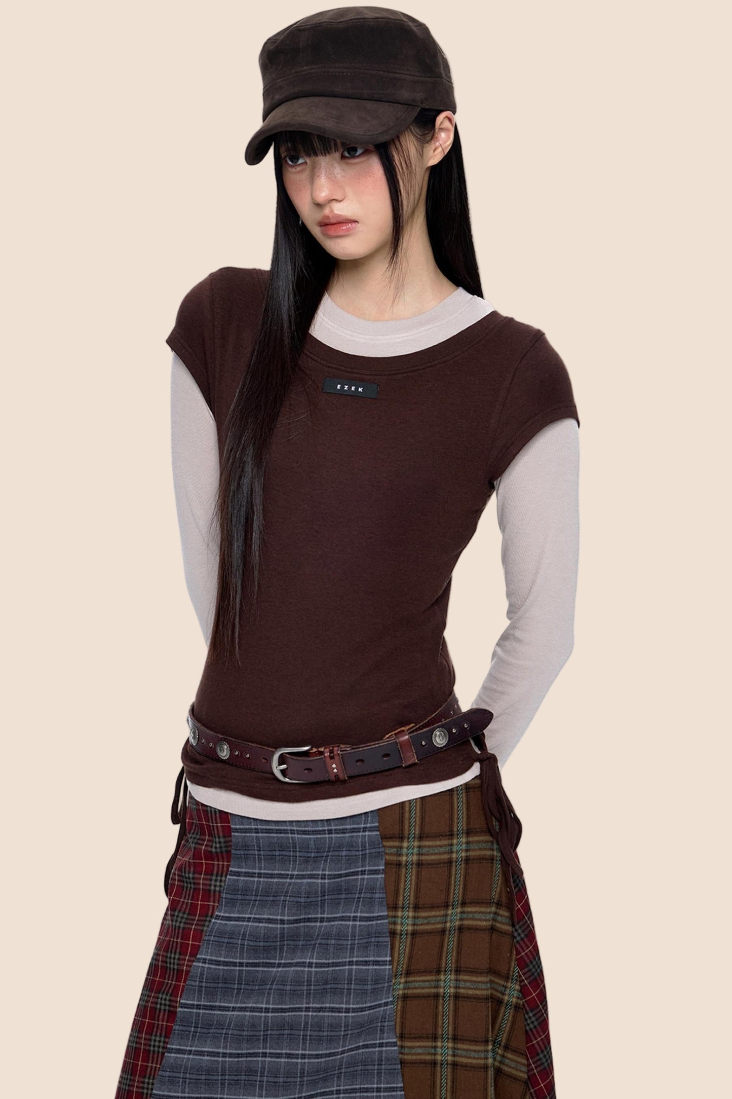 Elegant Layered Vintage Top