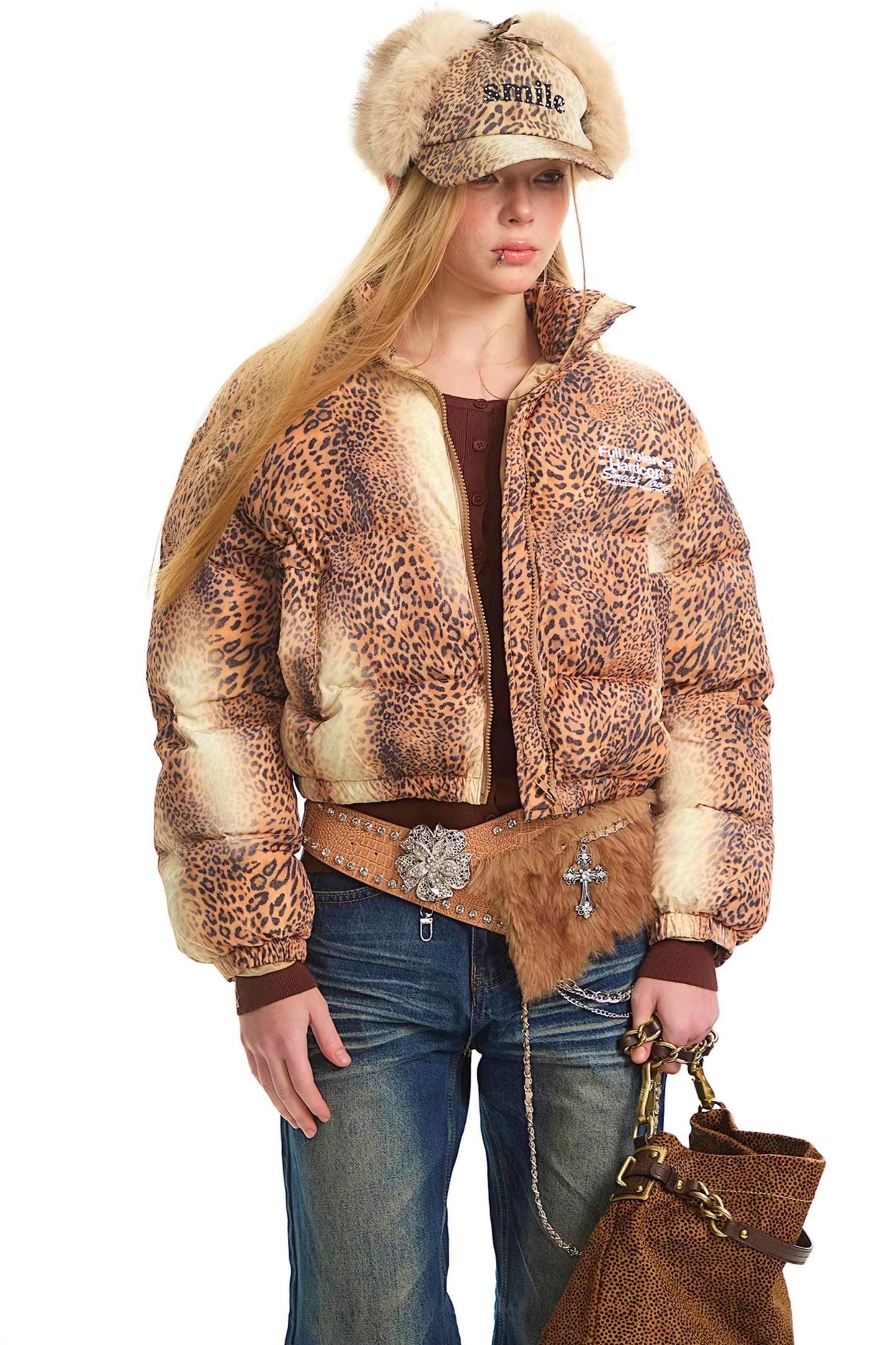 Retro Leopard Cotton Jacket