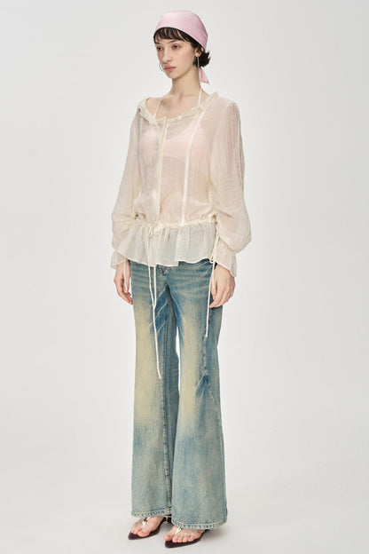 Exposed Clash Bra Top