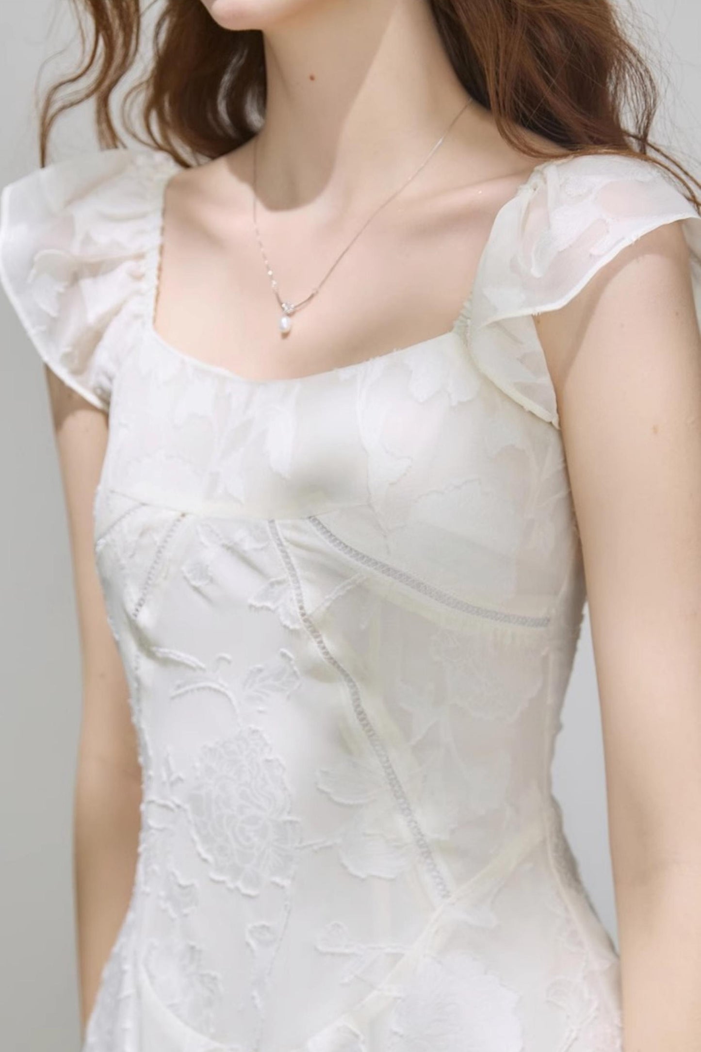 Summer Jacquard Slim Dress