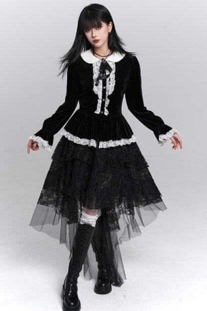 Velvet French Court Top