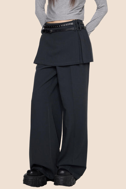 Straight High Waist Pants