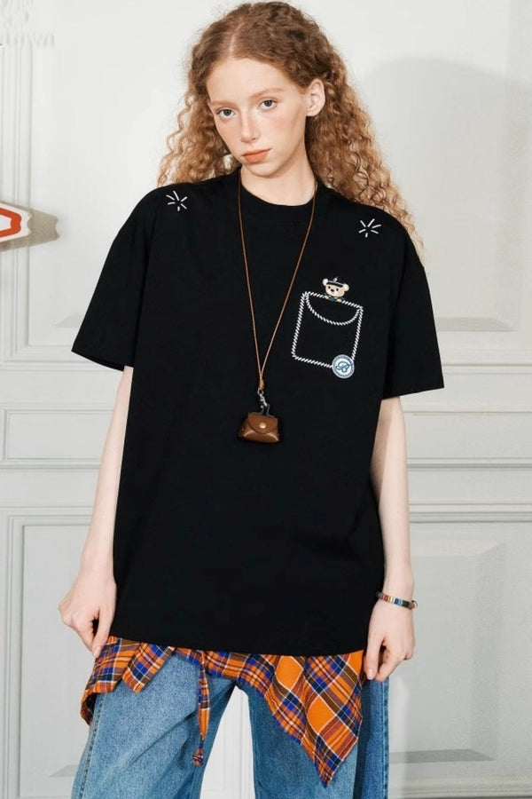 Beetle Embroidered Tee