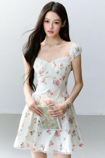 Twilight Rose Floral Dress