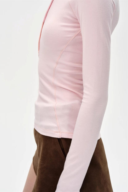 Slimming Simple Solid Color Shirt