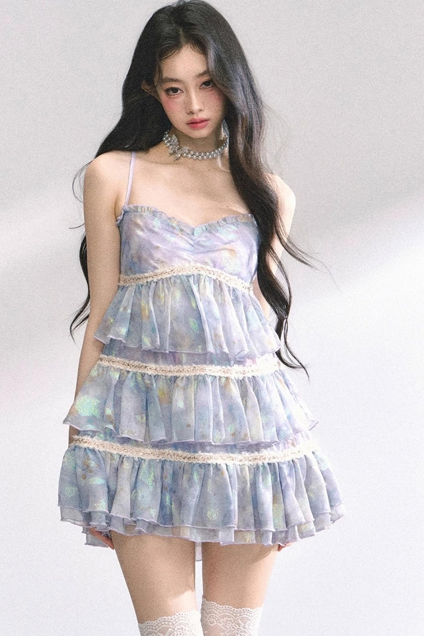 Halter Floral Elegance Dress