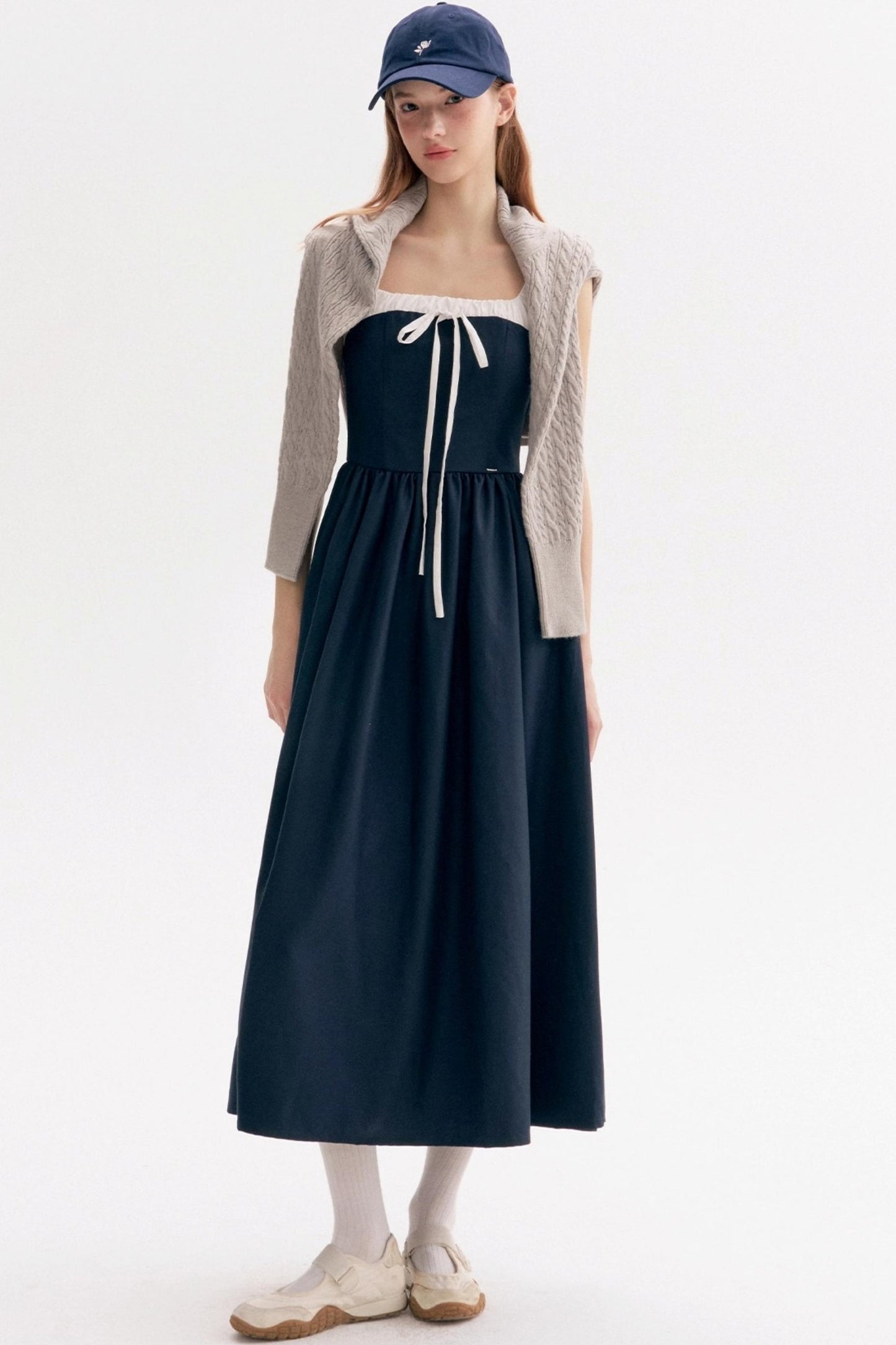 Lazy Cotton Skirt Dress