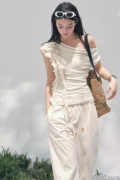 Light Whisper Ruffled Blouse