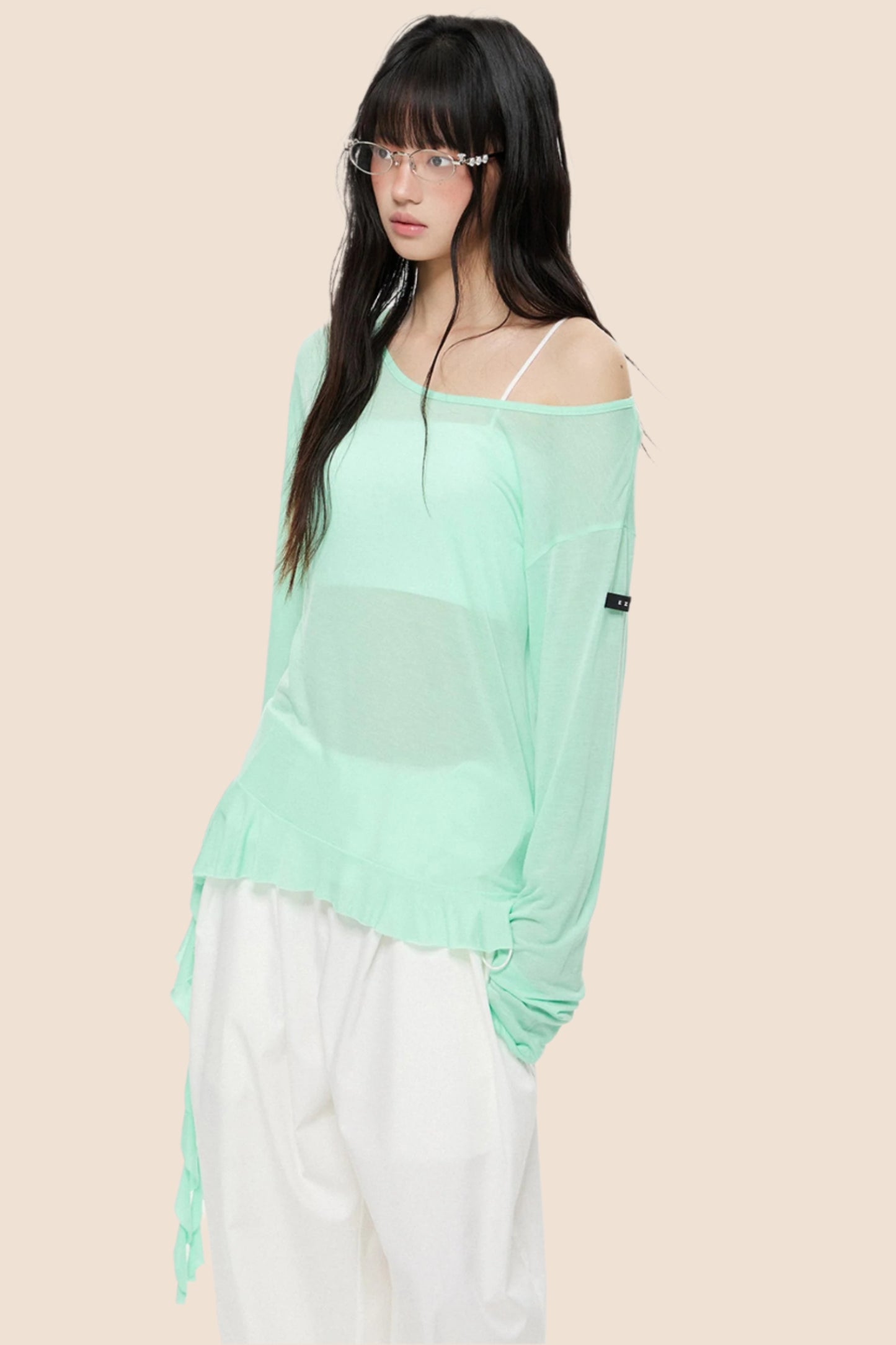 Sheer Summer Smock Top