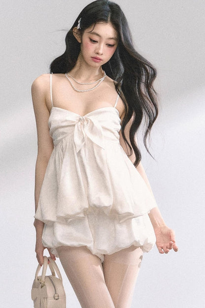 Floral Strap Two-Piece Summer Skirt Set-Up