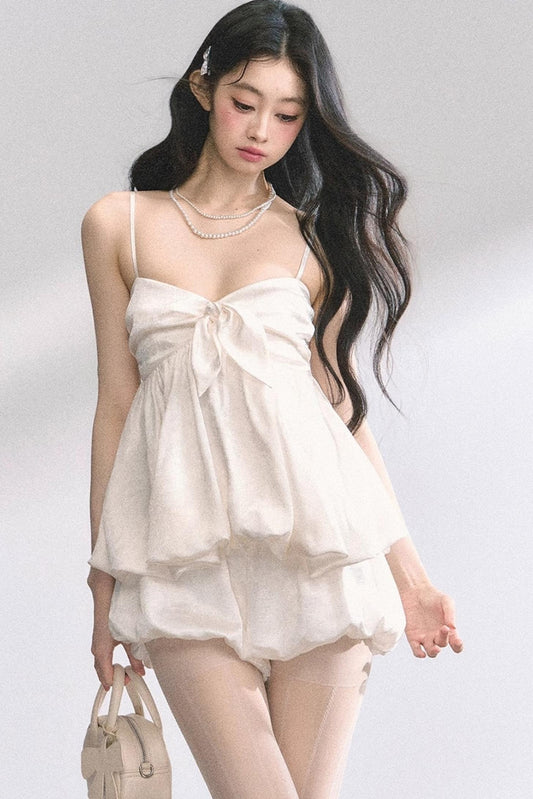 Floral Strap Two-Piece Summer Skirt Set-Up