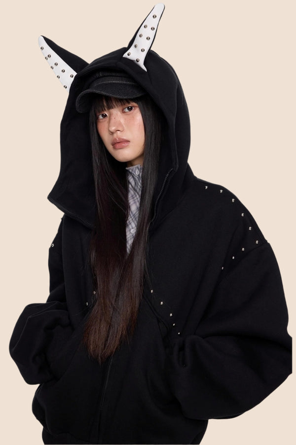 Rivet Hoodie Jacket