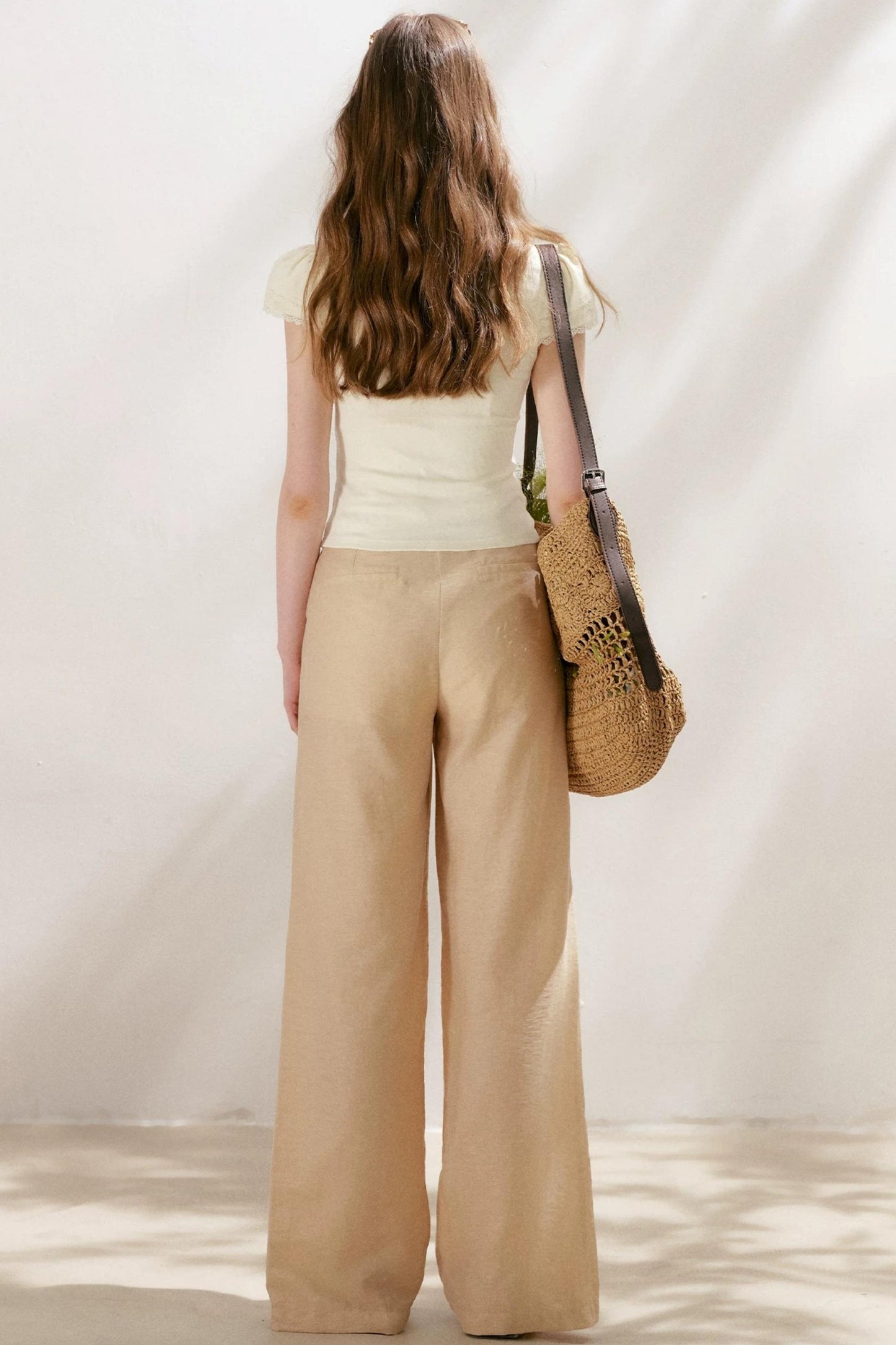 Tencel Linen Lace Pants