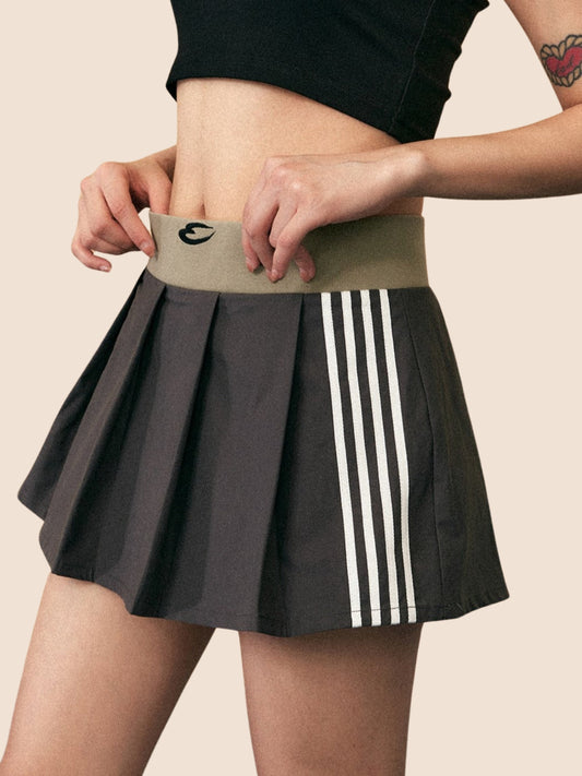 Vintage Striped A-Line Skirt