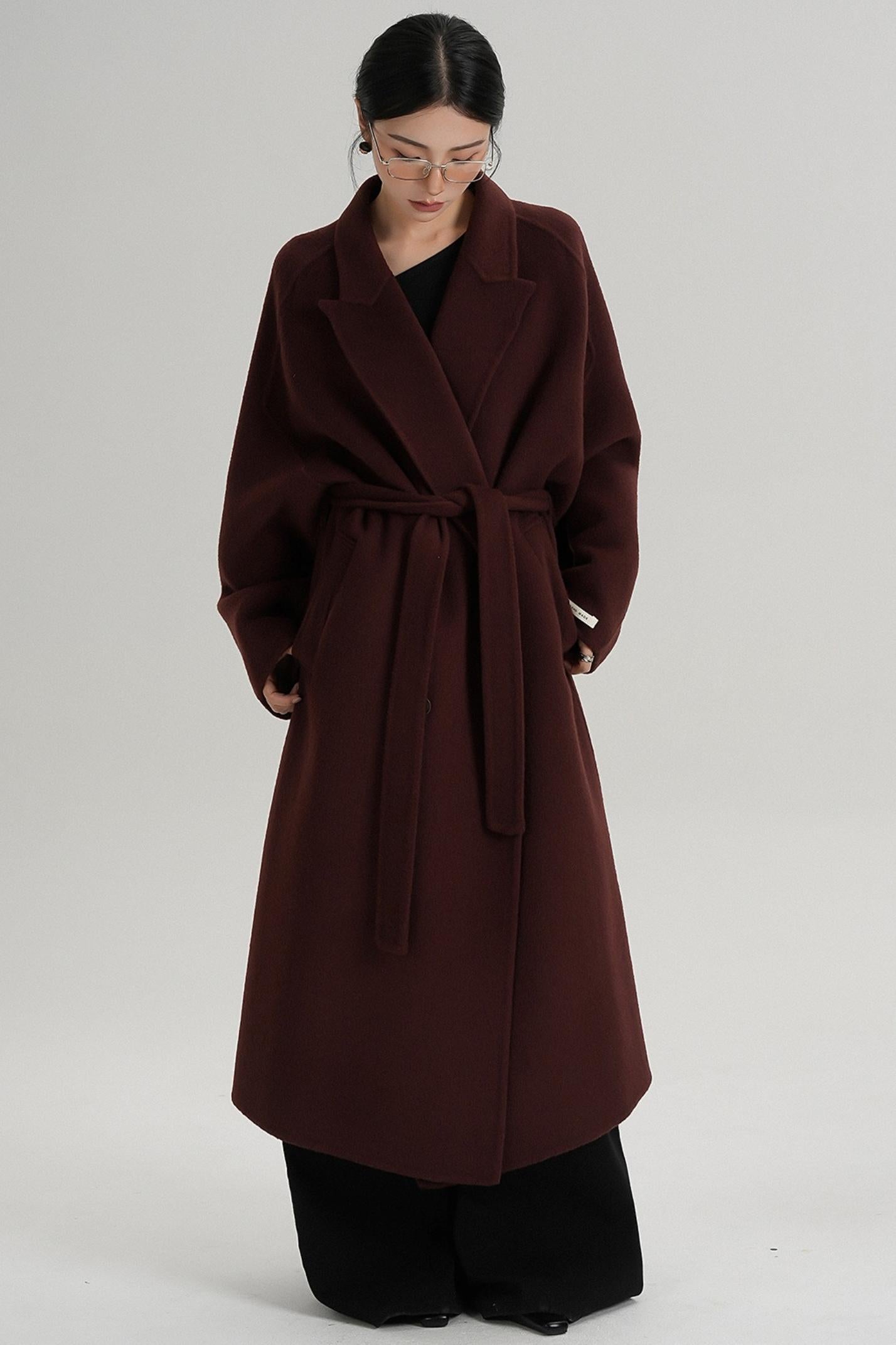 Minimalist Wool Long Jacket