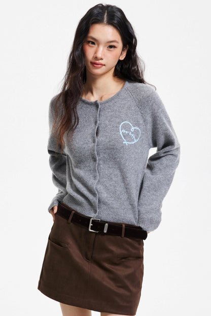 Retro Wool Knitted Cardigan