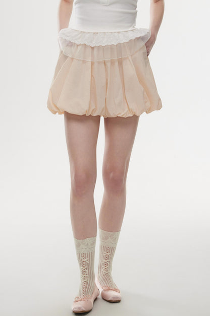 Elegant Fluff A-Line Skirt