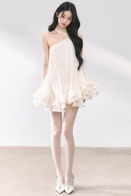 Summer Apricot Elegance Dress