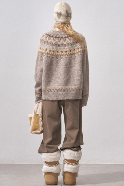 Festive Fair Isle Sweater