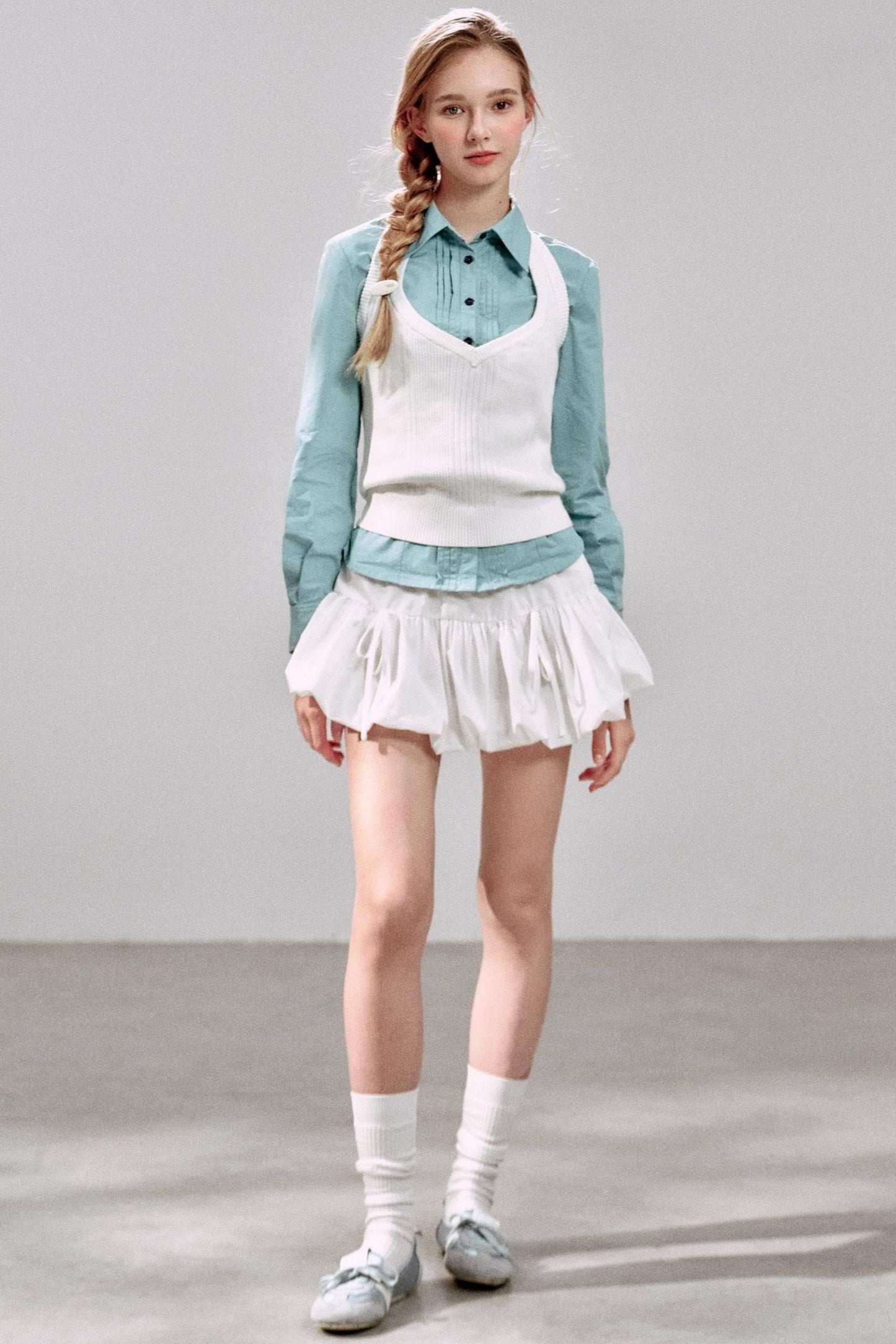 Halterneck Striped Camisole Top