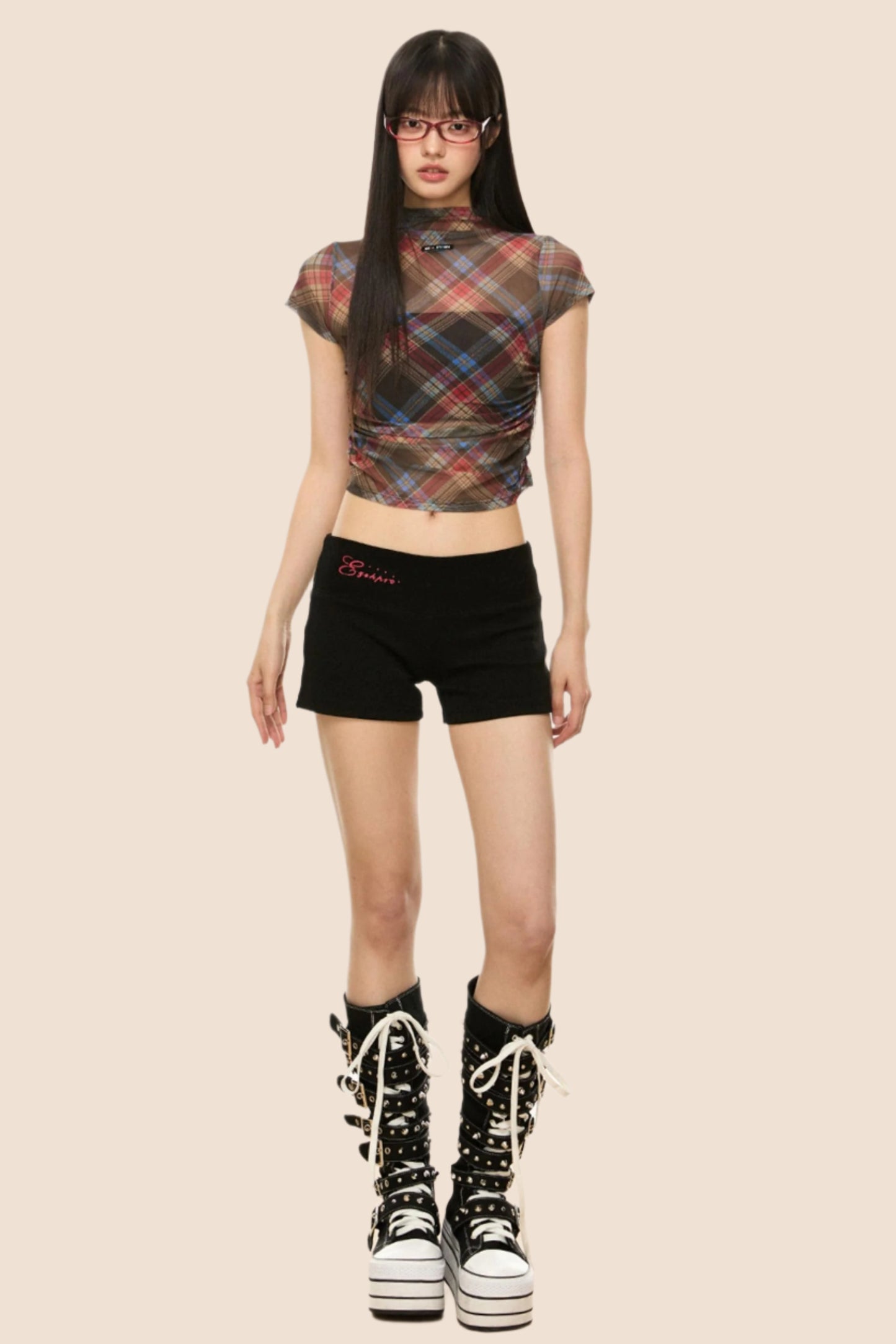 Retro Plaid Summer T-Shirt