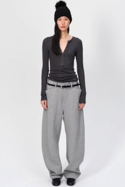 Winter Wide-Leg Sweatpants